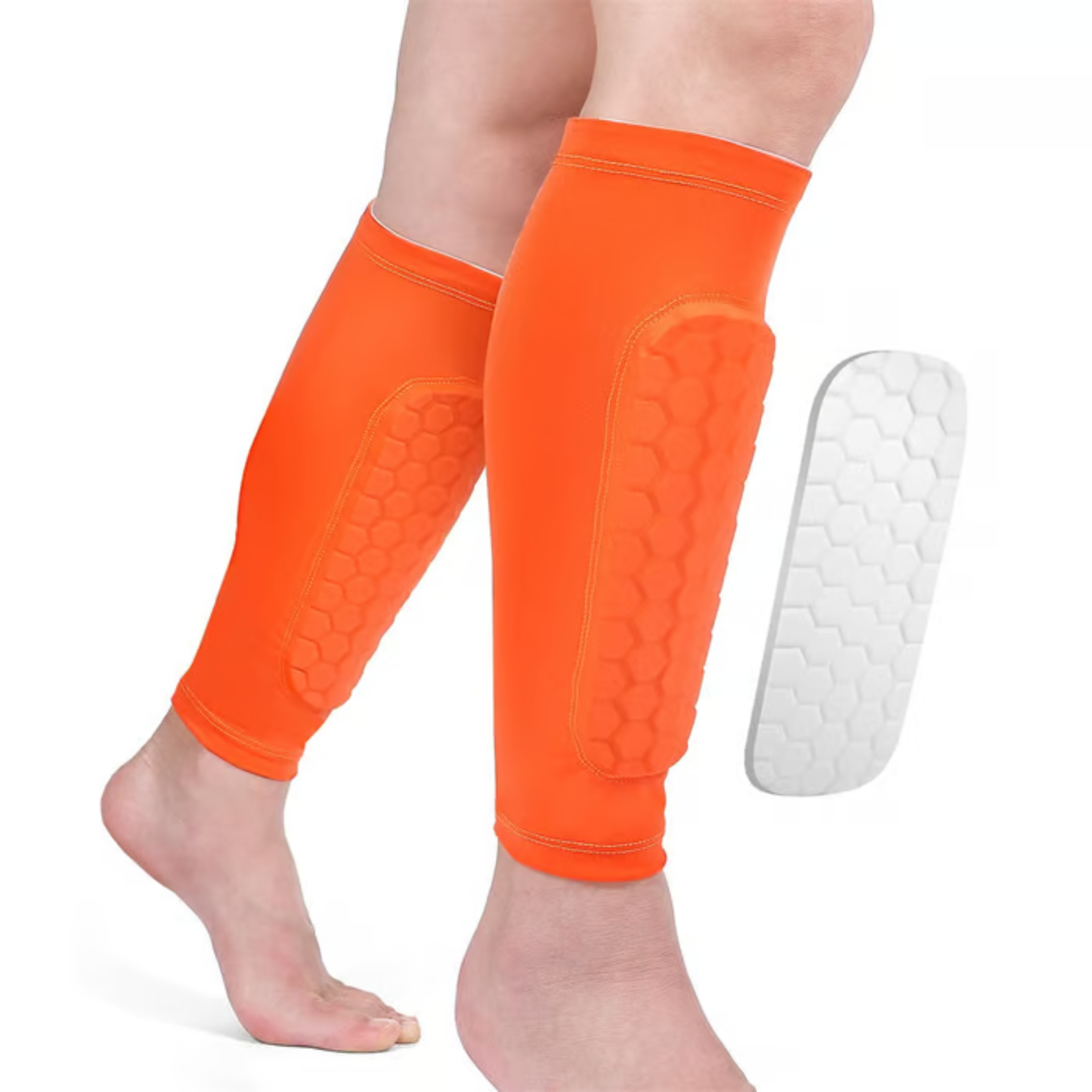 1/2Pcs Sports Soccer Shin Guard Pad for Kids Sleeve Sock Leg Support Football Compression Calf Sleeve Shinguard for Adult Teens